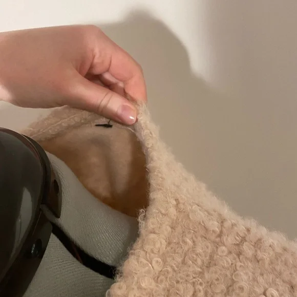 H&M Soft Pink Teddy Jacket - Picture 7 of 7